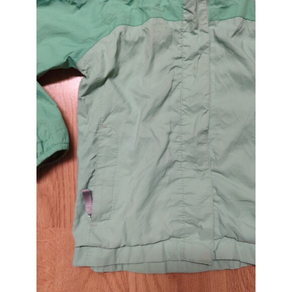 The North Face Hyvent Jacket Coat Windbreaker Girls XS Extra Small Green Hooded - Picture 3 of 12